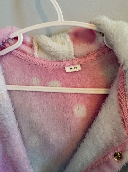 Girls unicorn robe 6-7 years, Kids 7