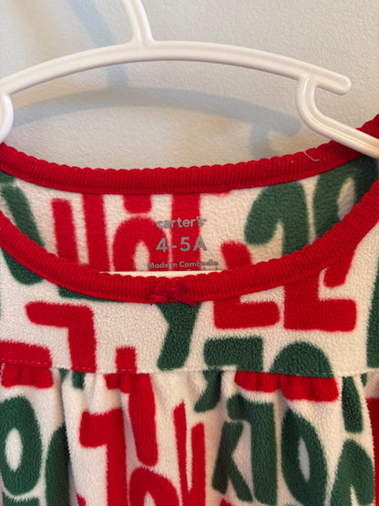 Christmas girls pajamas 4-5t
