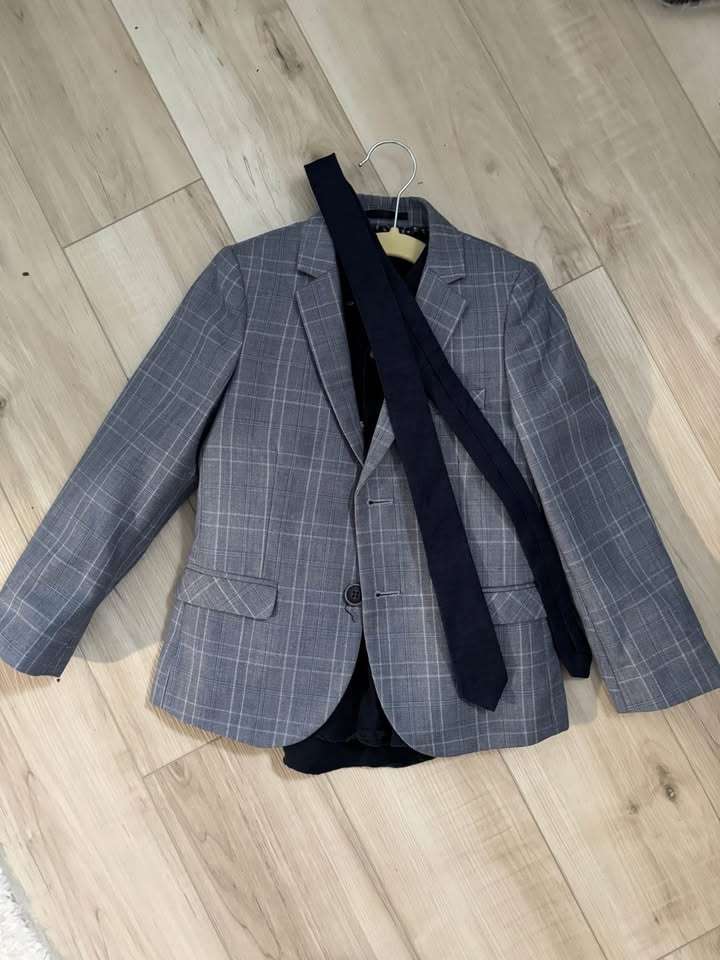 NEXT Boys Formal Set | Suit Jacket, Waistcoat, Shirt & Tie, 6y, Kids 6/6X