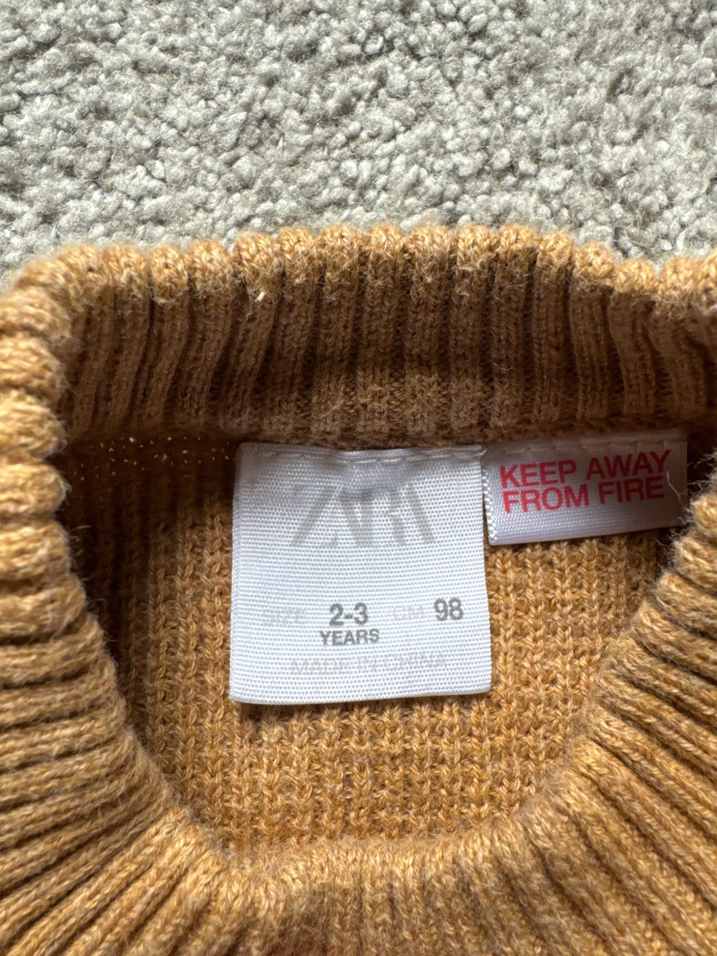 Zara knit sweater 2-3y, Kids 3T