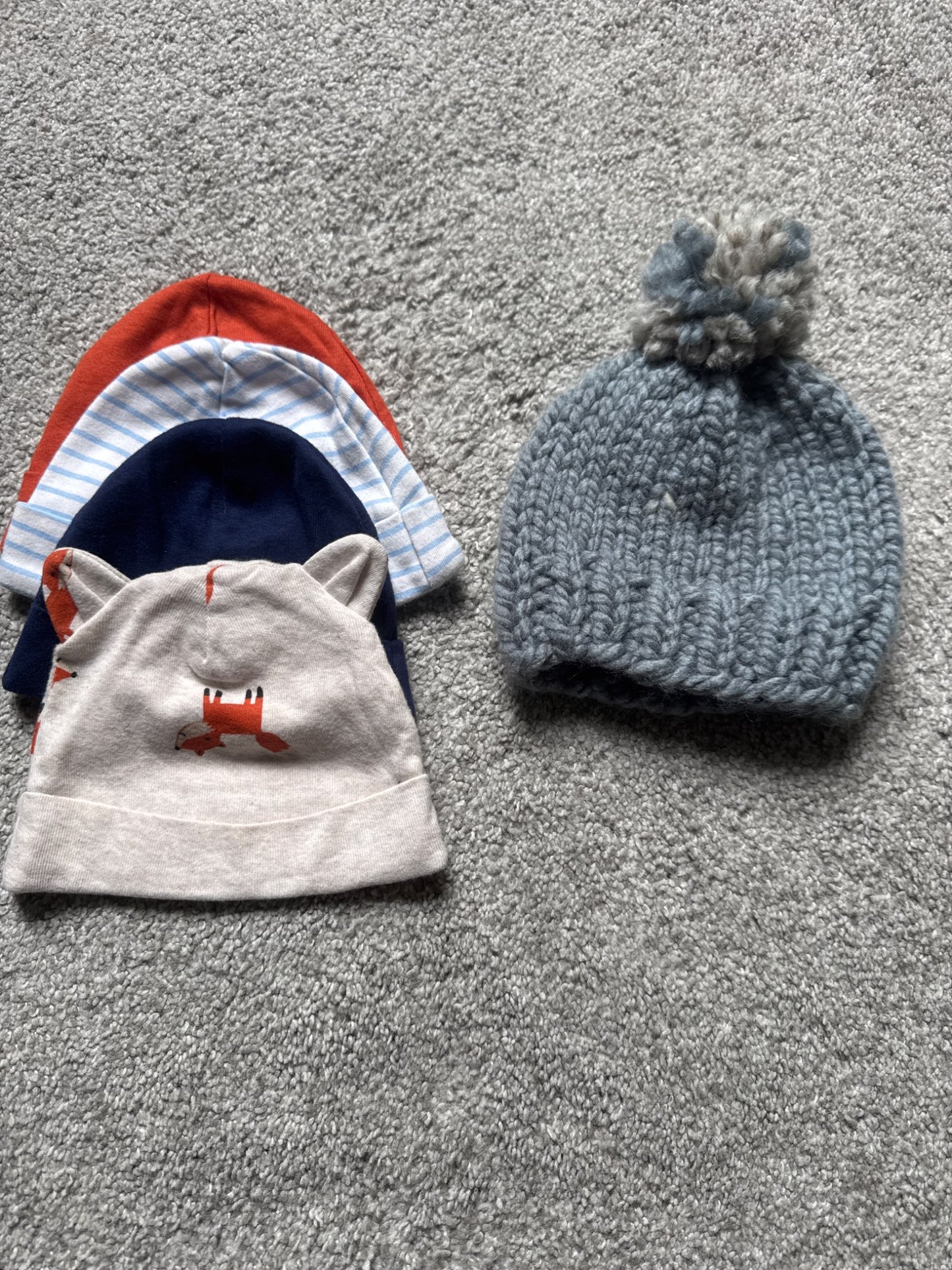 Winter hat bundle 0-3m, Kids 3 Month (0-3M)