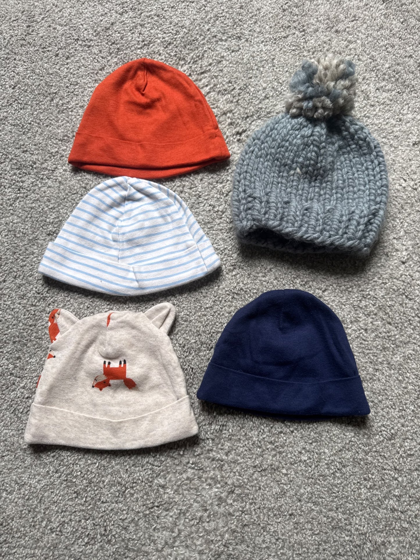 Winter hat bundle 0-3m, Kids 3 Month (0-3M)