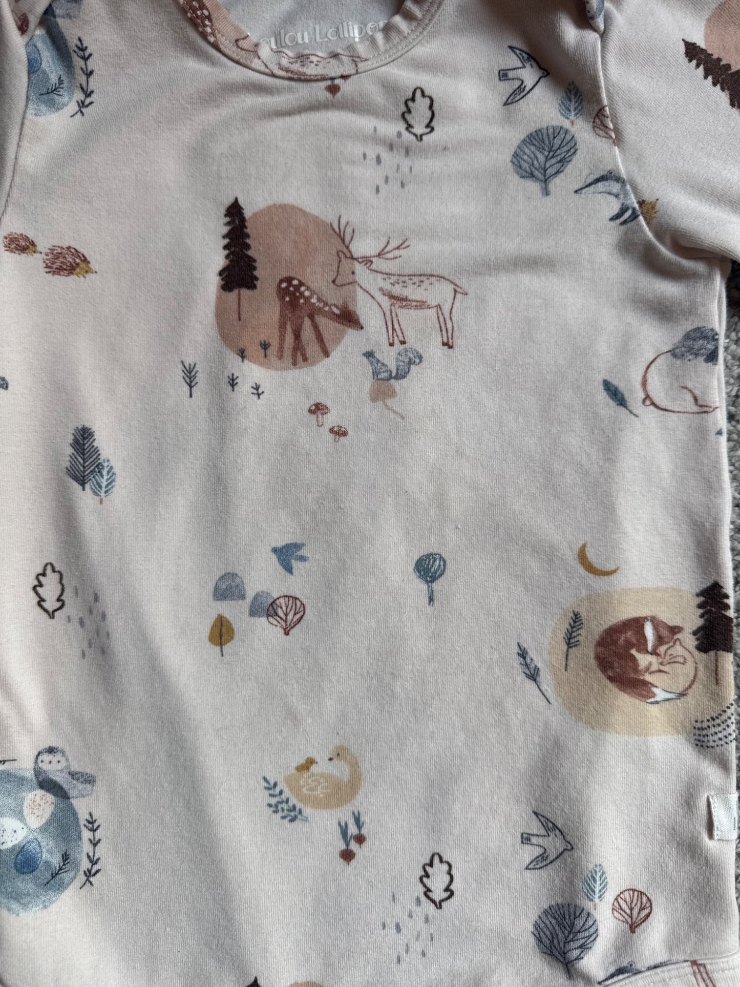 Lou Lou lollipop long sleeve onesie 18-24m, Kids 24 Month (18-24M)