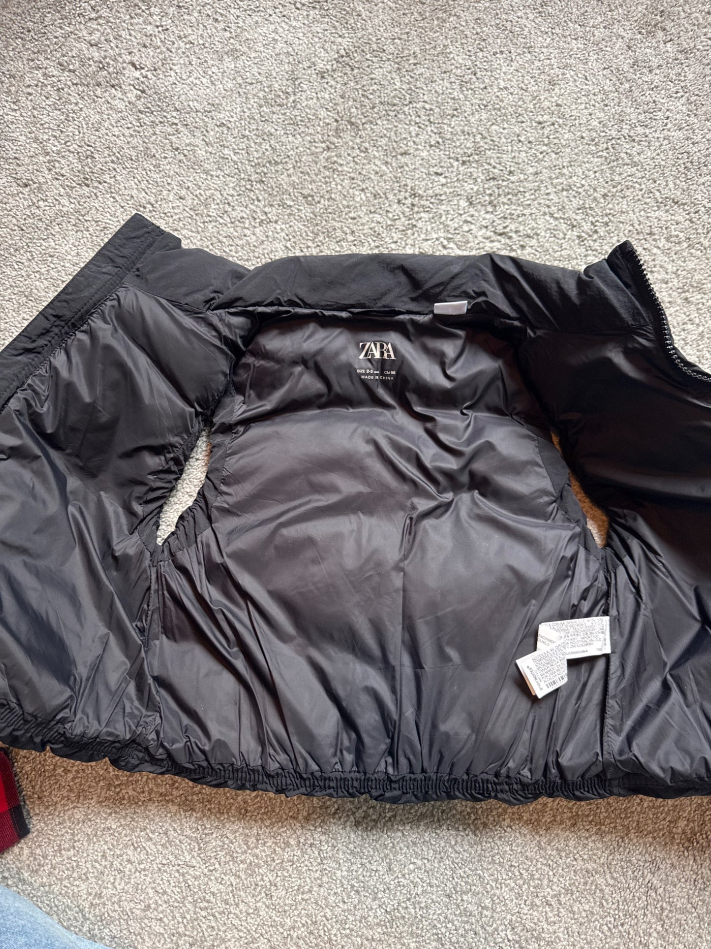 Puffy Vest Zara 2-3t