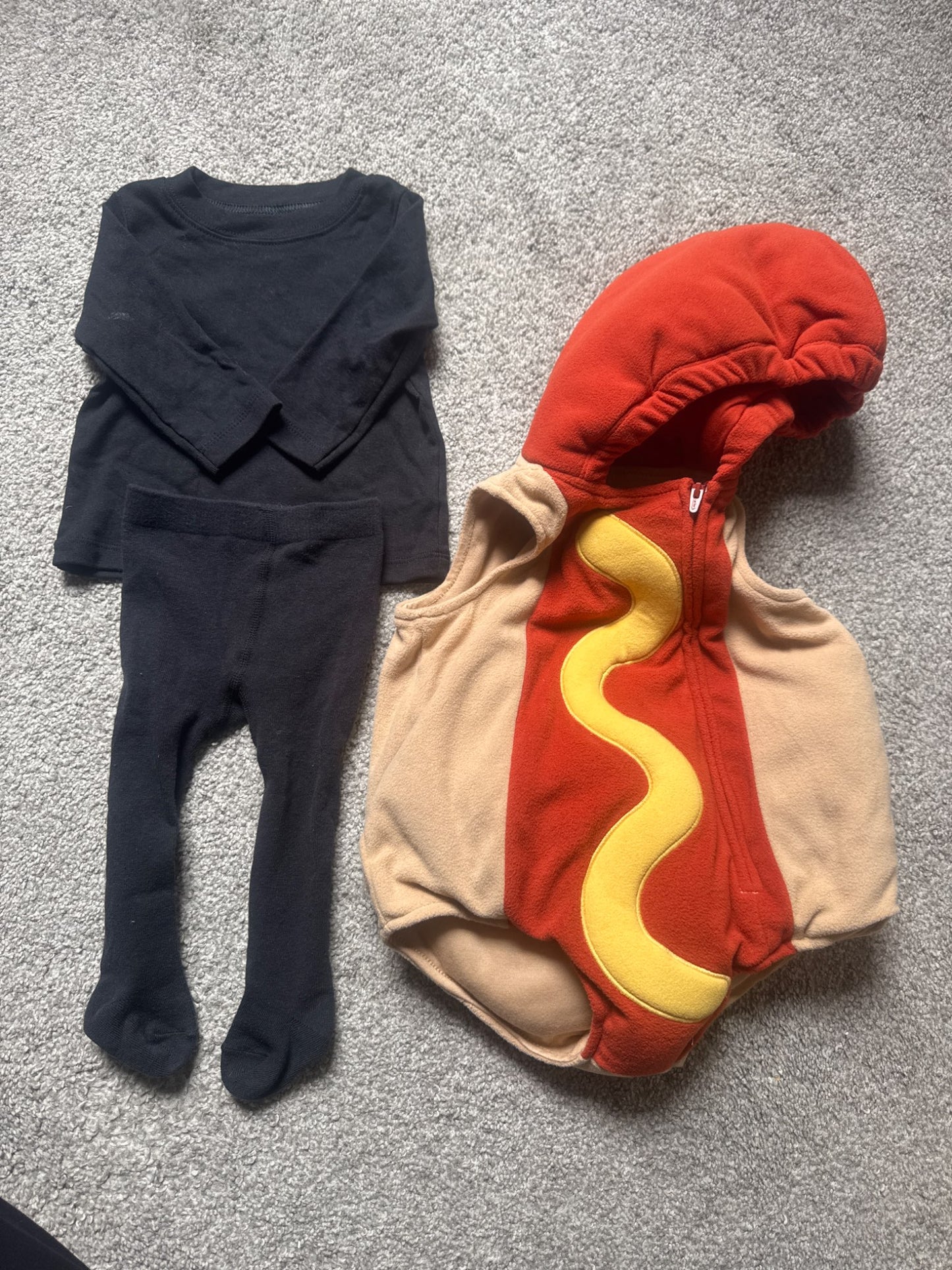 3-6m hot dog costume, Kids 6 Month (3-6M)