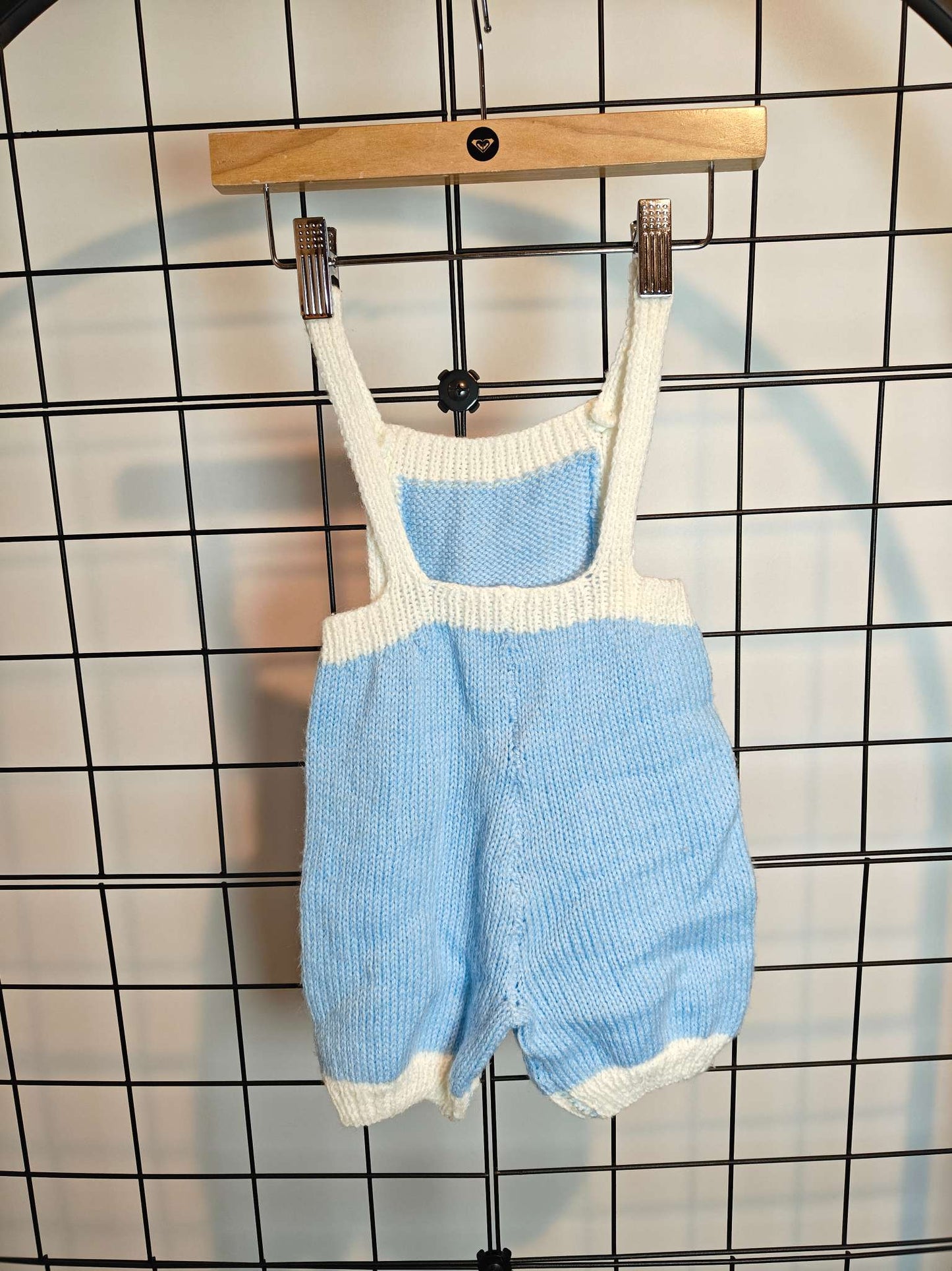 Vintage knit overalls , Kids 9 Month (6-9M)