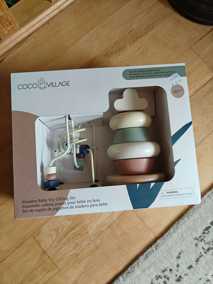 Coco Village wooden play set Brand New