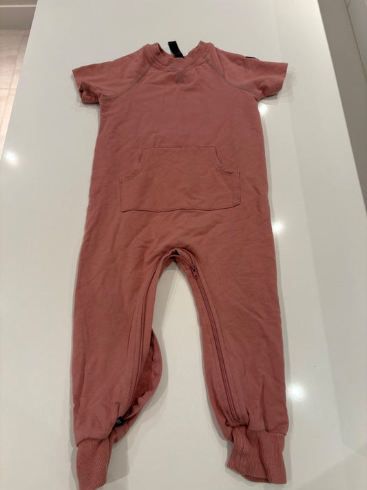 Pink Rowe Romper, Kids 2T