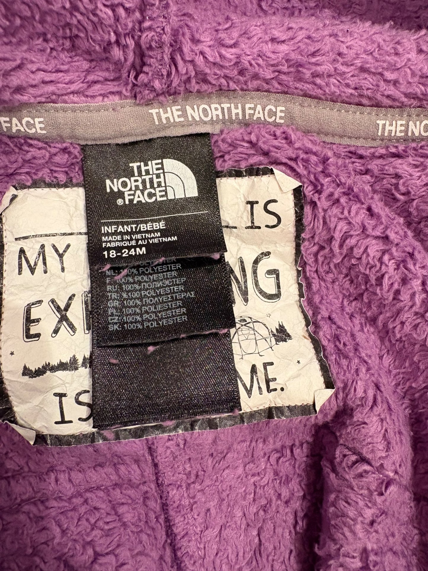 North Face Fleece Outdoor One Piece, Kids 24 Month (18-24M)