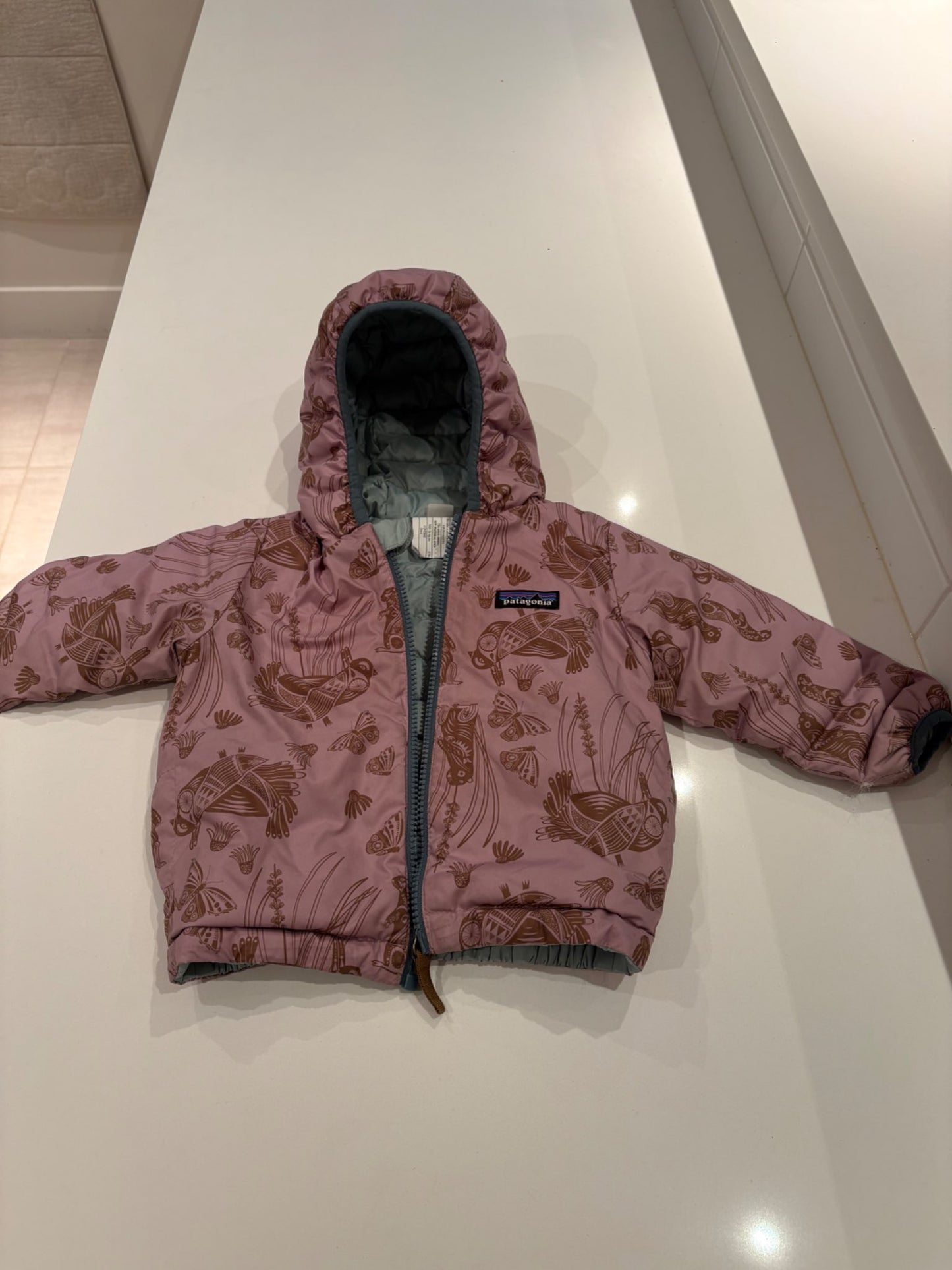 Reversible Patagonia Puffer Coat , Kids 18 Month (12-18M)
