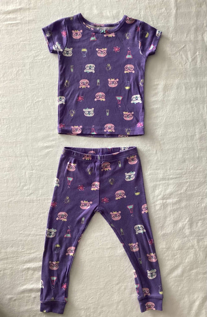 Carter's Toddler Girls PJ Sets (Bundle of 2 sets)  24 months, Kids 2T