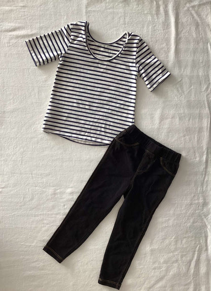 Toddler Girls Shirt & Legging Outfit (Bundle of 2 items) 2T, Kids 2T