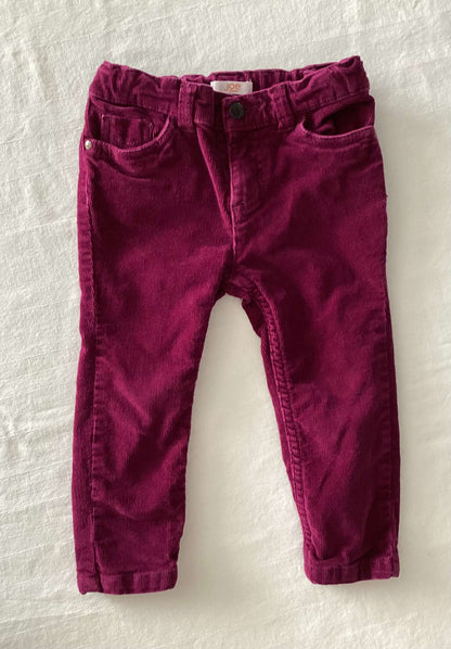 Toddler Girls Corduroy Pants (Bundle of 2) 2T, Kids 2T