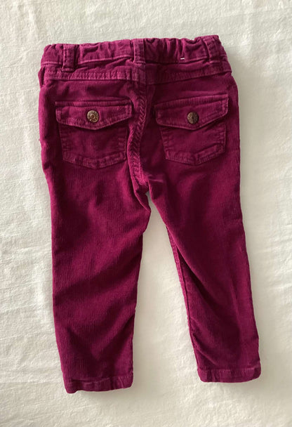 Toddler Girls Corduroy Pants (Bundle of 2) 2T, Kids 2T