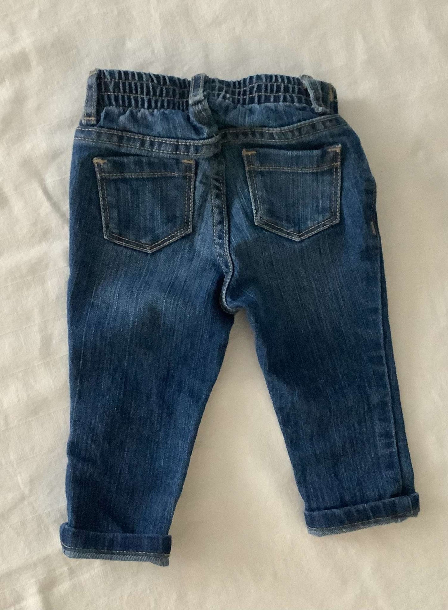 Old Navy Girls Boyfriend Style Denim 3-6 months, Kids 6 Month (3-6M)