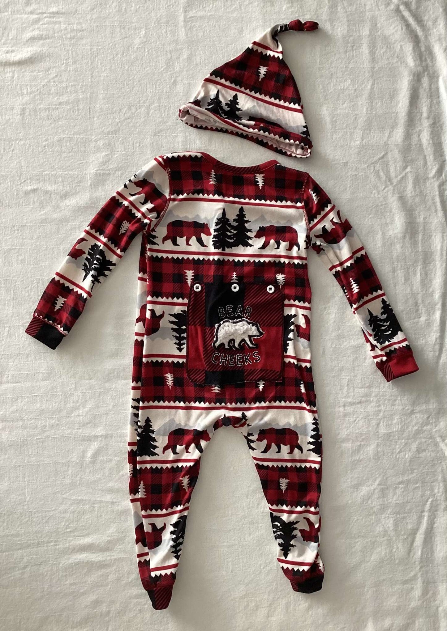 Toddler Christmas Sleeper with Hat 18-24 months, Kids 24 Month (18-24M)