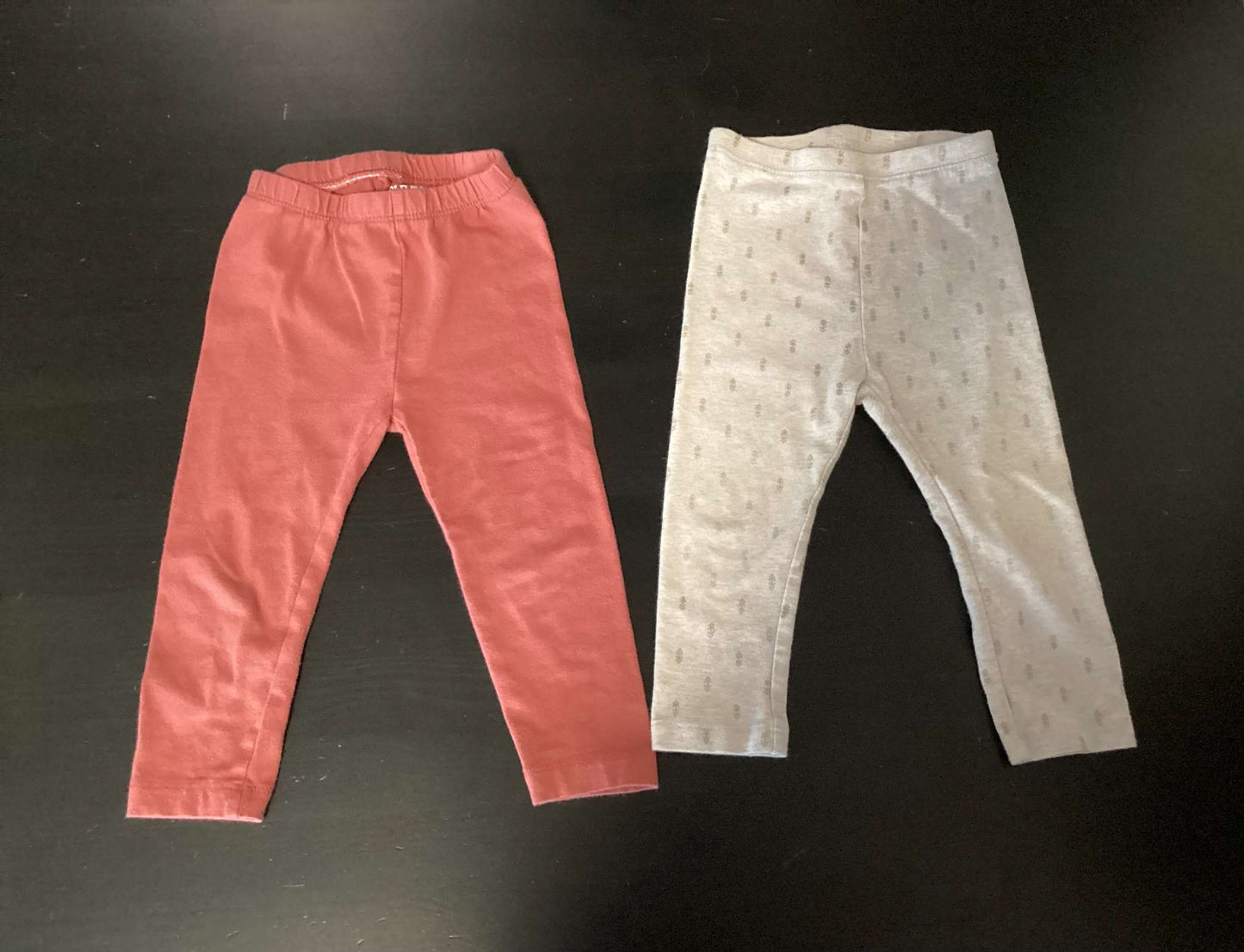 Toddler Girls Onesies and Leggings (Bundle of 6 items) 18-24 months, Kids 24 Month (18-24M)