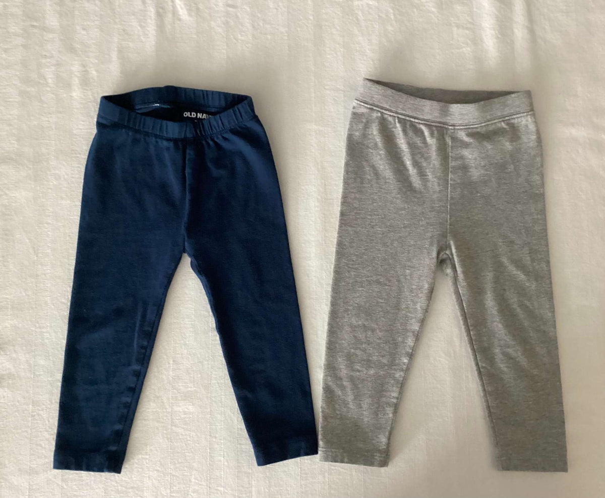 Toddler Girls L/S Top and Leggings (Bundle of 3 items) 18-24 months, Kids 24 Month (18-24M)