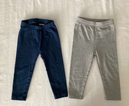 Toddler Girls L/S Top and Leggings (Bundle of 3 items) 18-24 months, Kids 24 Month (18-24M)