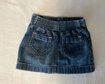 Old Navy Toddler Girl Tank Tops & Denim Skirt (Bundle of 3 items) 18-24 months, Kids 24 Month (18-24M)