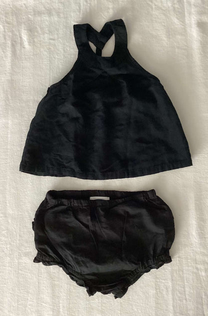 Old Navy Toddler Girl 2pcs Set Halter Tank and Shorts , Kids 24 Month (18-24M)
