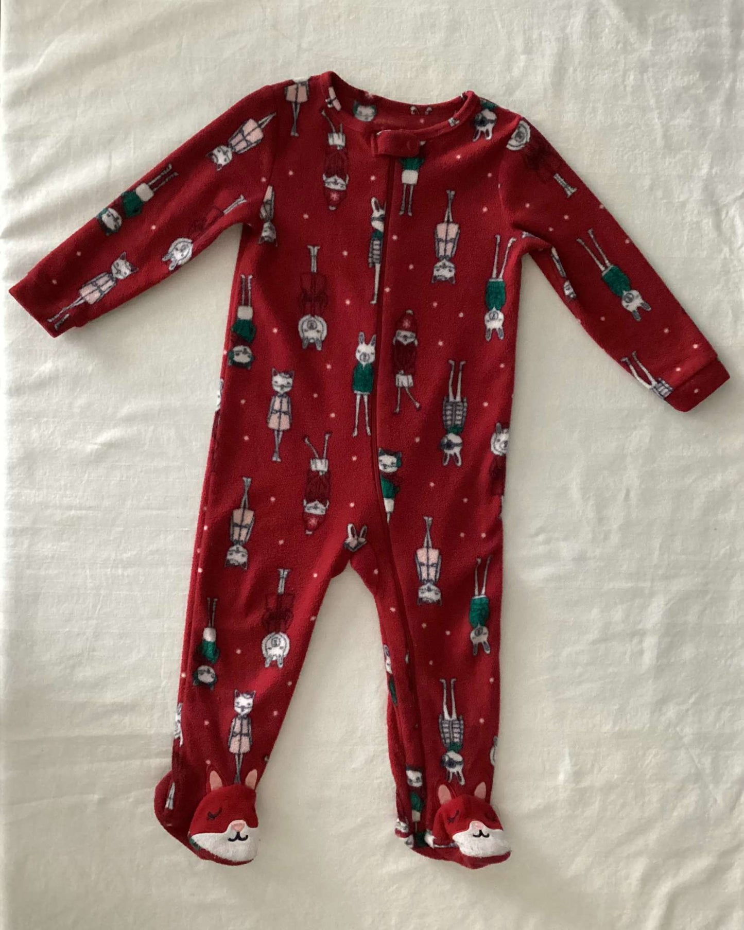 Joe Fresh Fleece PJ Onesies (Bundle of 3) 18-24 months, Kids 24 Month (18-24M)