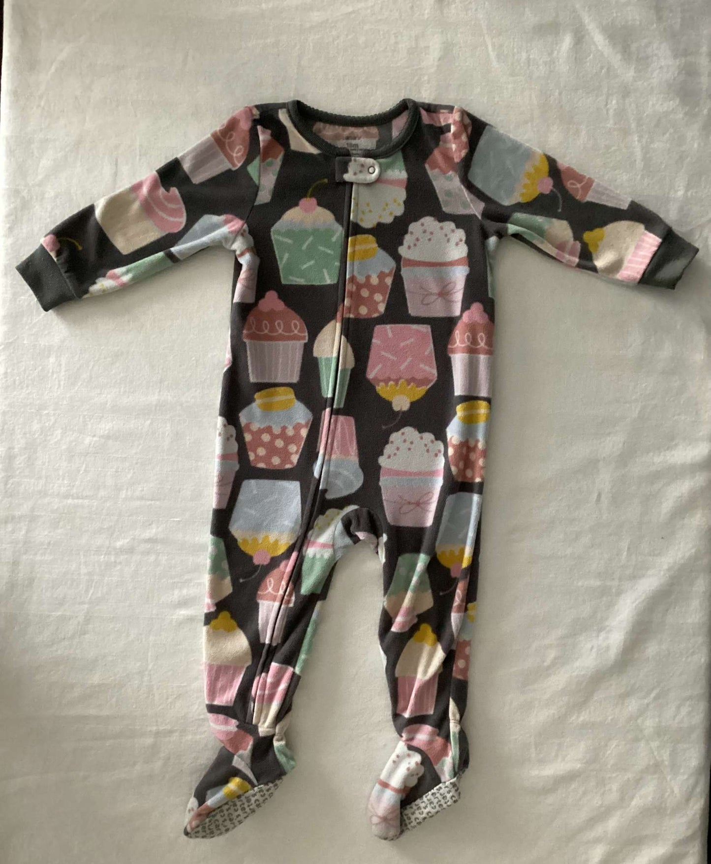 Toddler Girls Fleece PJ Onesies (Bundle of 3) 18-24 months, Kids 24 Month (18-24M)