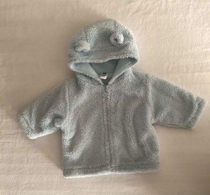 Baby Gap Fleece Zip Up Jacket 0-3 months, Kids 3 Month (0-3M)