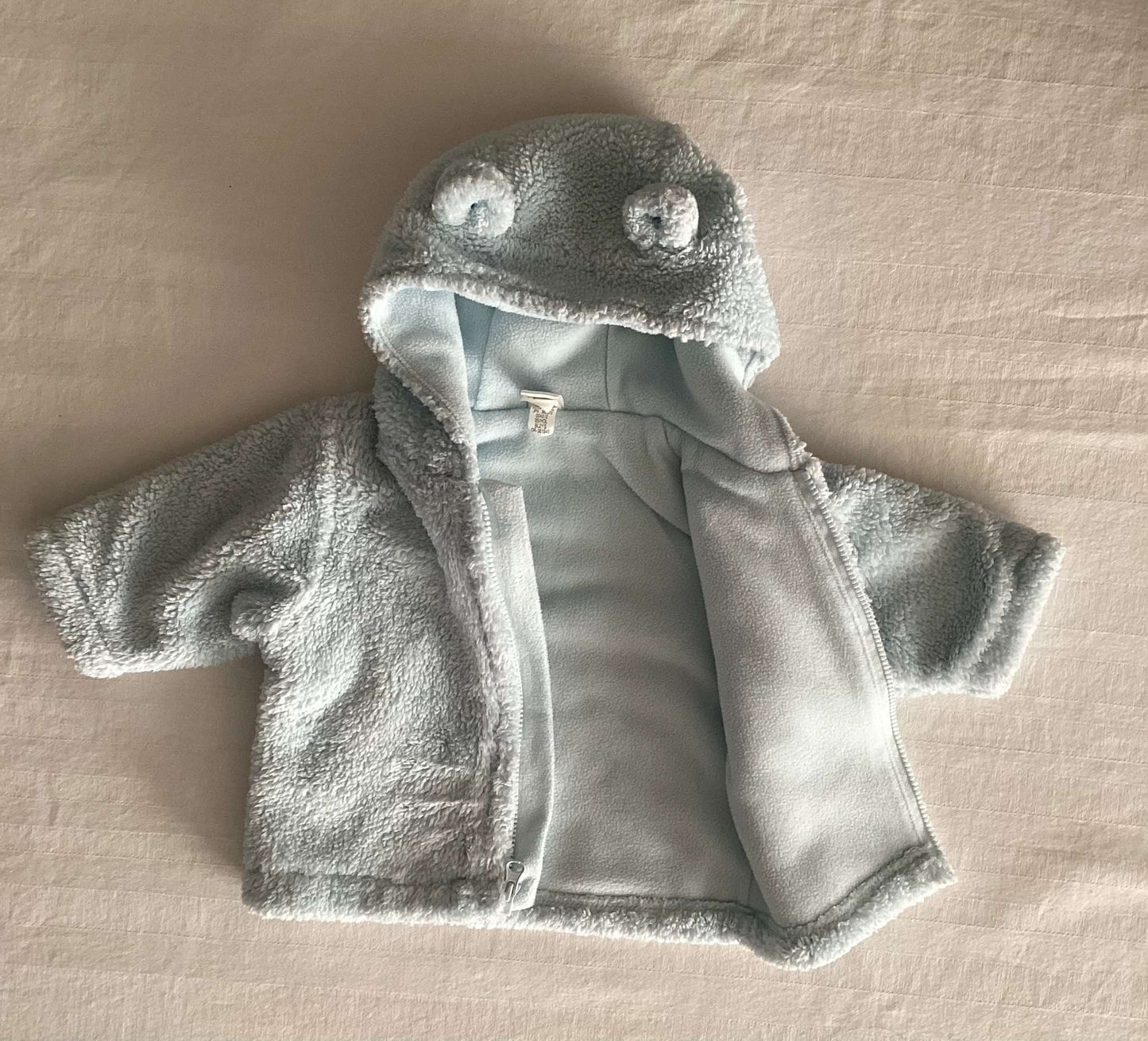 Baby Gap Fleece Zip Up Jacket 0-3 months, Kids 3 Month (0-3M)