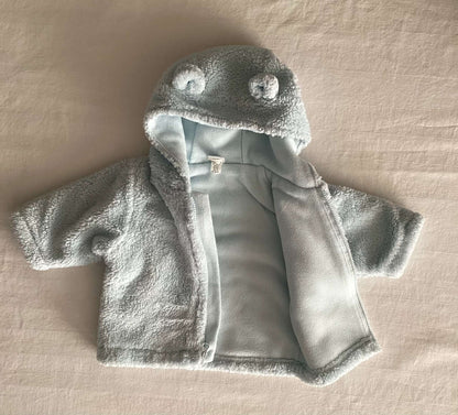 Baby Gap Fleece Zip Up Jacket 0-3 months, Kids 3 Month (0-3M)