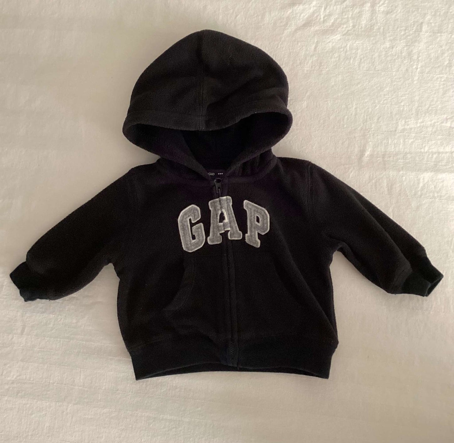 Baby Gap Fleece Hooded Zip Up 3-6 months , Kids 6 Month (3-6M)