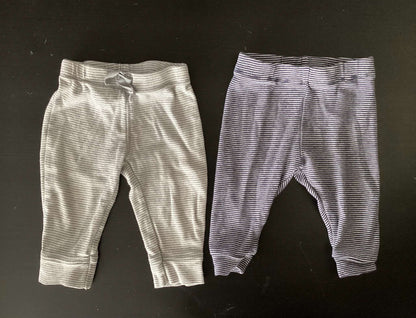 Hooded Buttoned Top and Pants (Bundle of 4) 3-6 months, Kids 6 Month (3-6M)