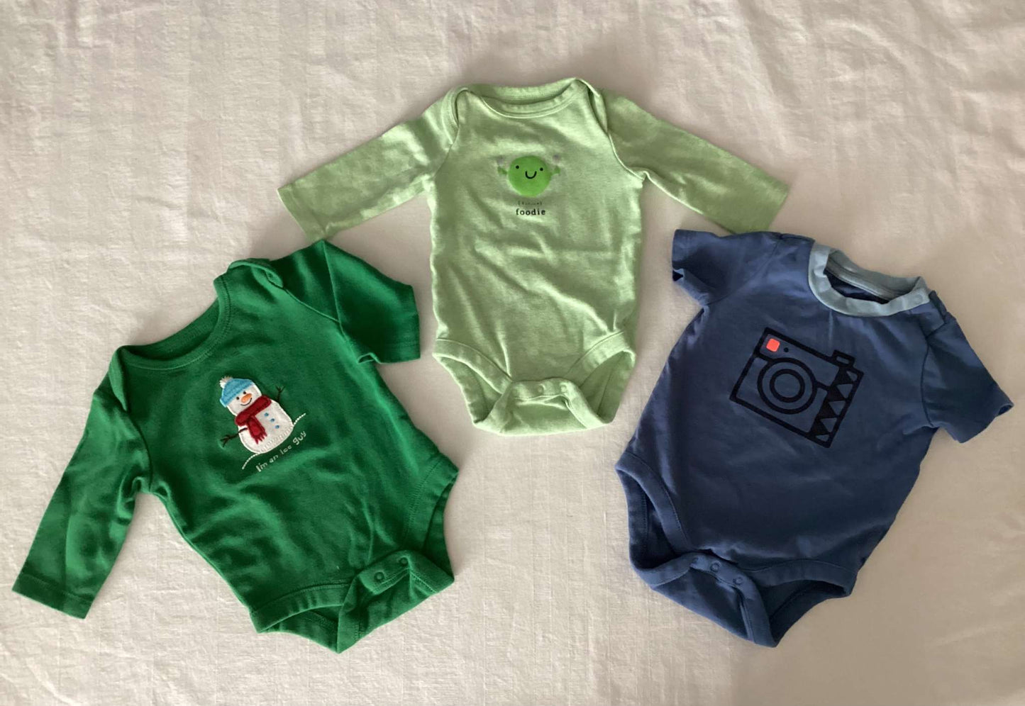 Baby Gap Boy Onesies (Bundle of 3) 0-3 months, Kids 3 Month (0-3M)