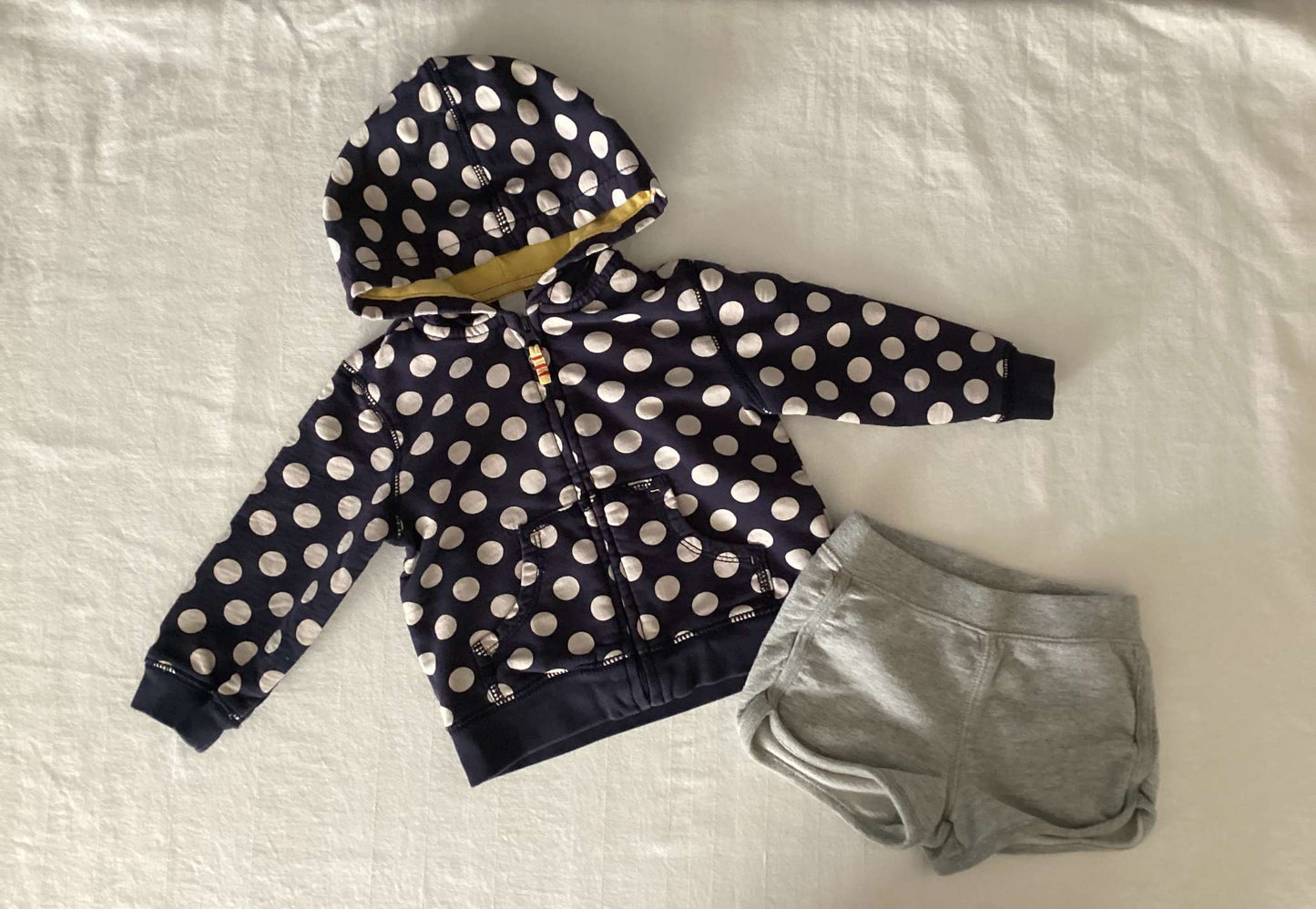 Baby Gap Zip Up Hoodie & Old Navy Sweat Short Set (12-18 months), Kids 18 Month (12-18M)