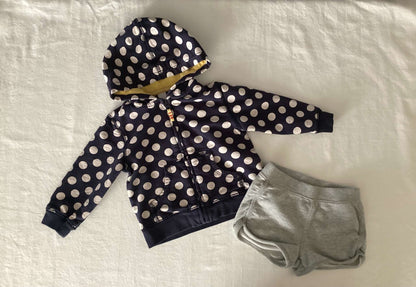 Baby Gap Zip Up Hoodie & Old Navy Sweat Short Set (12-18 months), Kids 18 Month (12-18M)