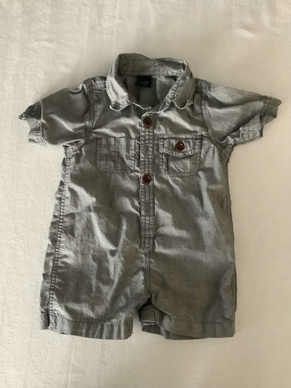 Baby Gap Boys Romper & Onesie (Bundle of 2) 0-3 months, Kids 3 Month (0-3M)