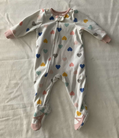 Carter's Fleece Sleepers (Bundle of 4 Sleepers) Girls 6 months, Kids 9 Month (6-9M)