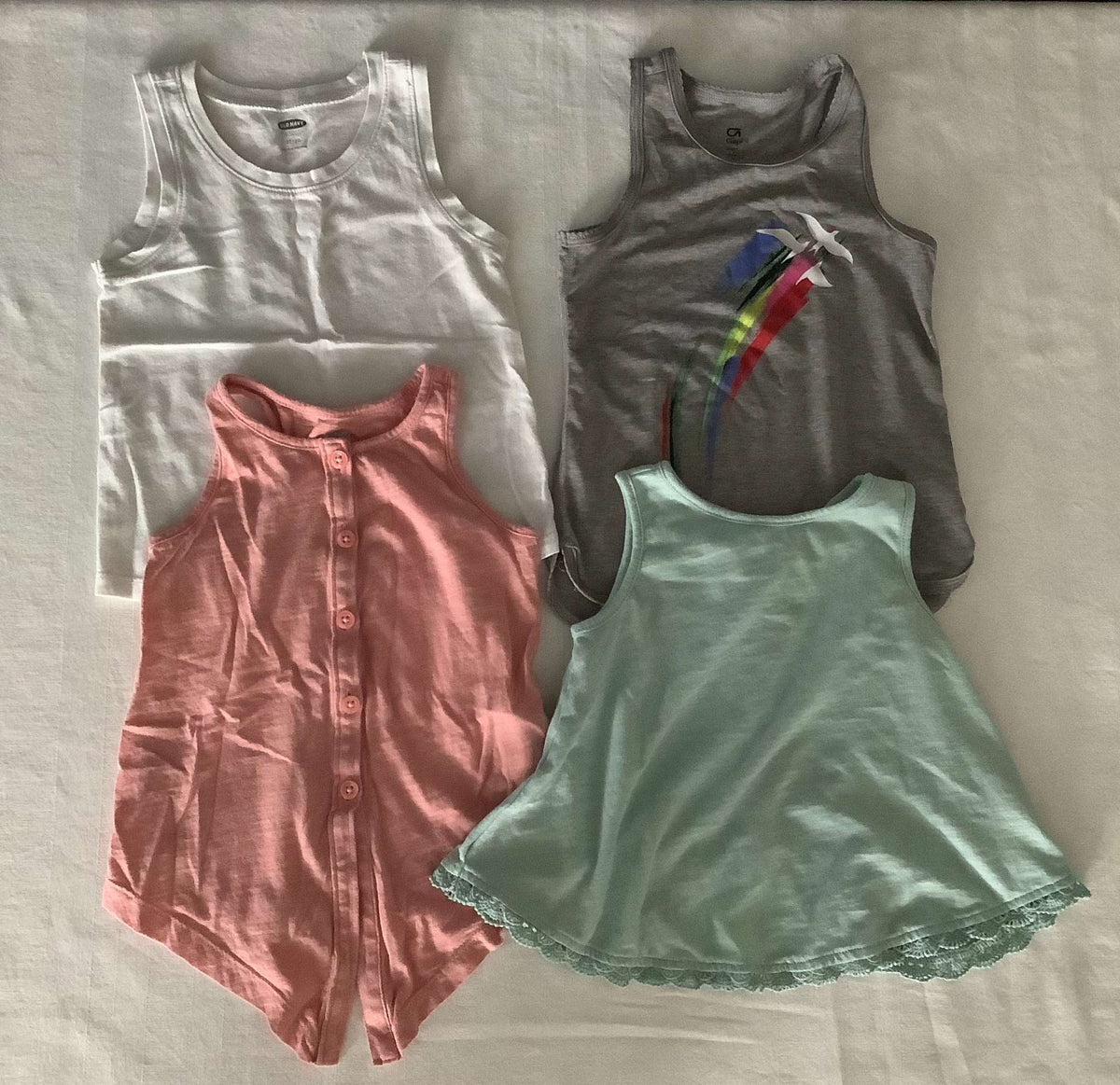 Toddler Girl Tank Tops (Bundle of 4) 2T, Kids 2T
