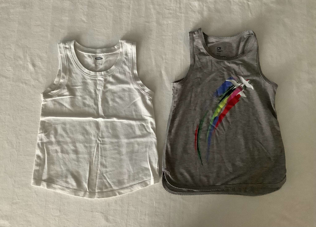 Toddler Girl Tank Tops (Bundle of 4) 2T, Kids 2T