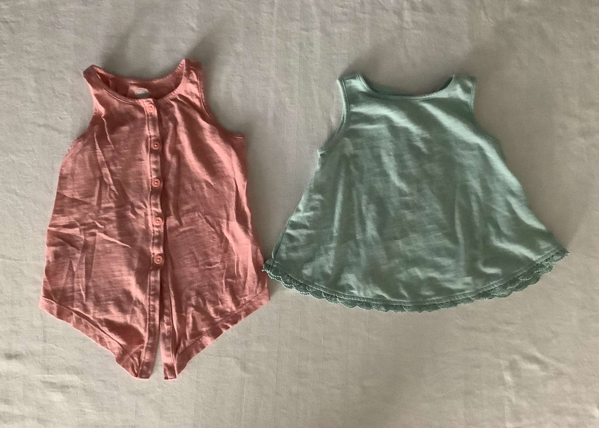 Toddler Girl Tank Tops (Bundle of 4) 2T, Kids 2T