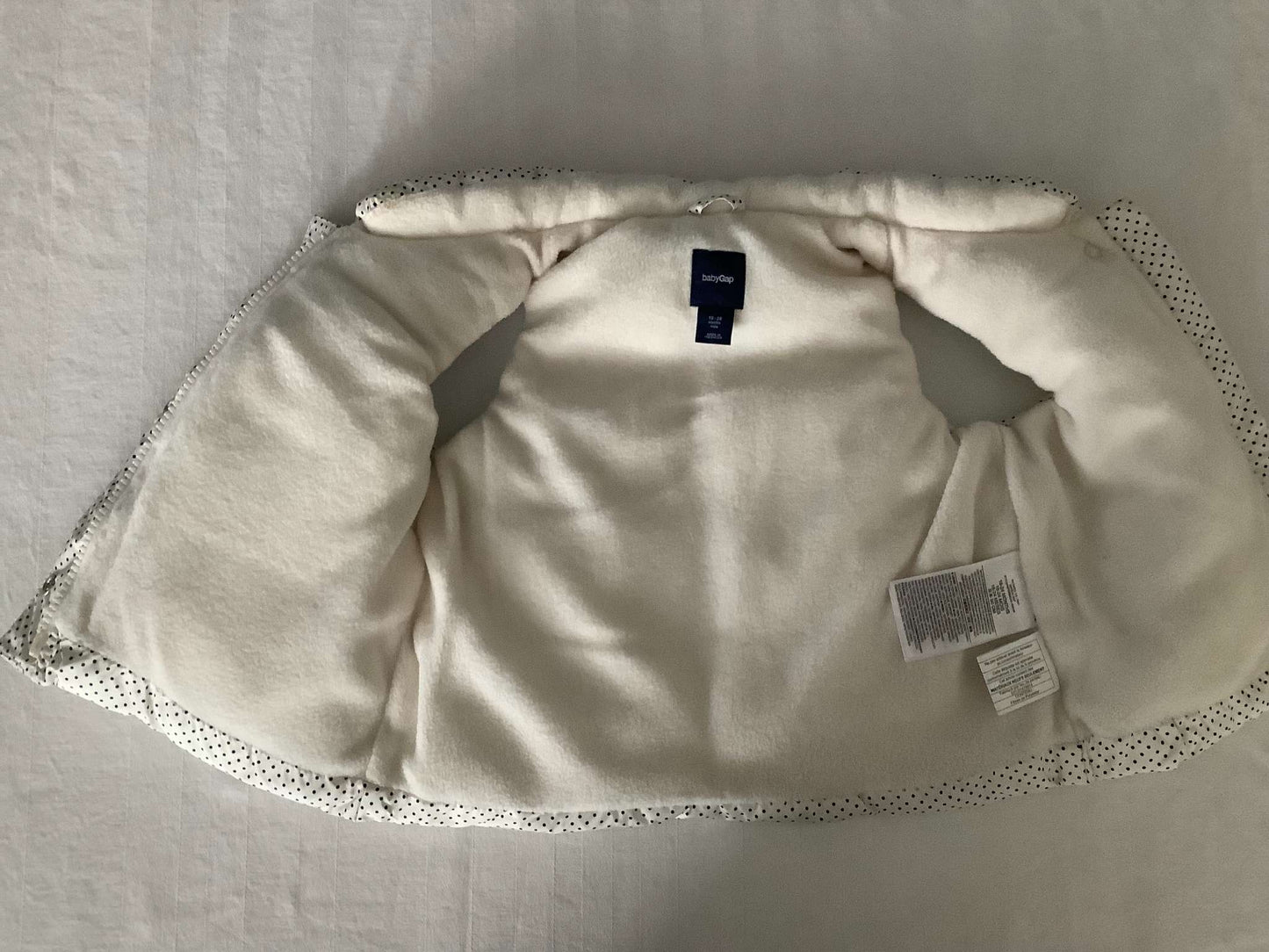 Baby Gap Toddler Girl Fleece Lined Puffer Vest 18-24 months, Kids 24 Month (18-24M)