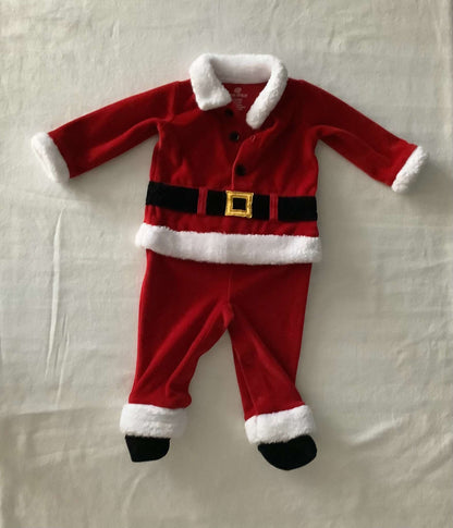 Santa One Piece PJs  9 months, Kids 9 Month (6-9M)