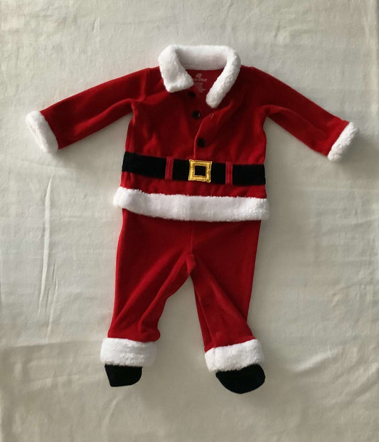 Santa One Piece PJs  9 months, Kids 9 Month (6-9M)