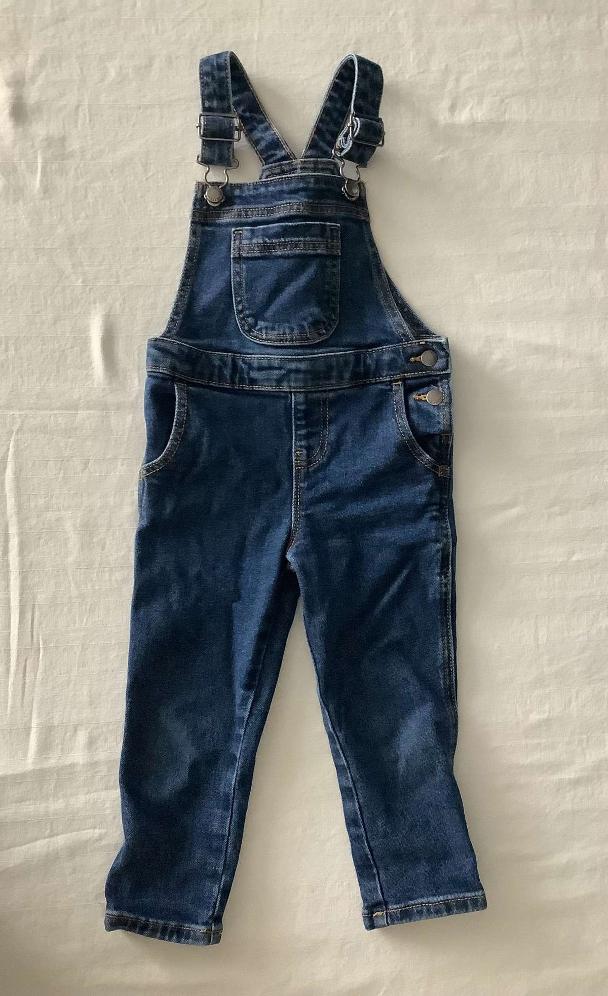 Joe Fresh Toddler Girl Denim Overalls 3T, Kids 3T