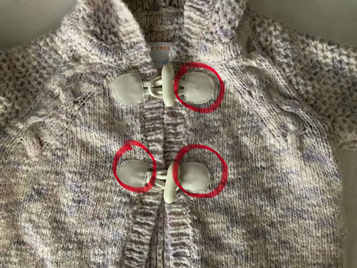 Joe Fresh Baby Hooded Sweater Jacket 6-12 months, Kids 12 Month (9-12M)