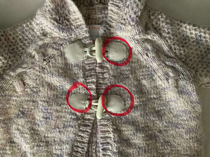 Joe Fresh Baby Hooded Sweater Jacket 6-12 months, Kids 12 Month (9-12M)