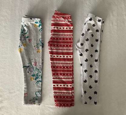 Old Navy Toddler Girl Leggings. (Bundle of 3 items) 3T, Kids 3T