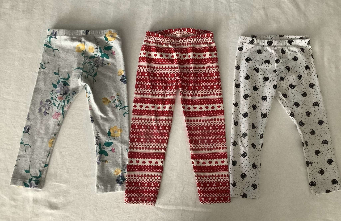 Old Navy Toddler Girl Leggings. (Bundle of 3 items) 3T, Kids 3T