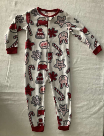 Toddler Girl Holiday PJ Onesies (Bundle of 2) 3T, Kids 3T
