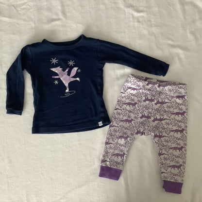 Girls PJ Sets (Bundle of 3) 6-12 months, Kids 12 Month (9-12M)